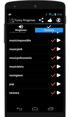 Funny Ringtones android App screenshot 1